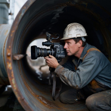 Видеоинспекция труб и закрытых полостей